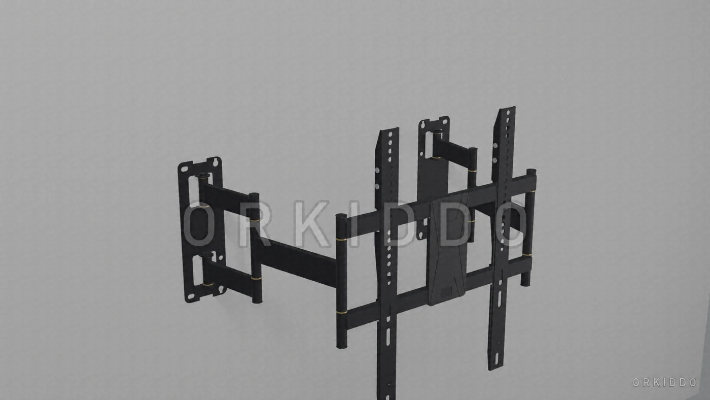 Bracket teleskopik ORKIDDO OKD-BV06 dengan lengan ditarik keluar dari dinding