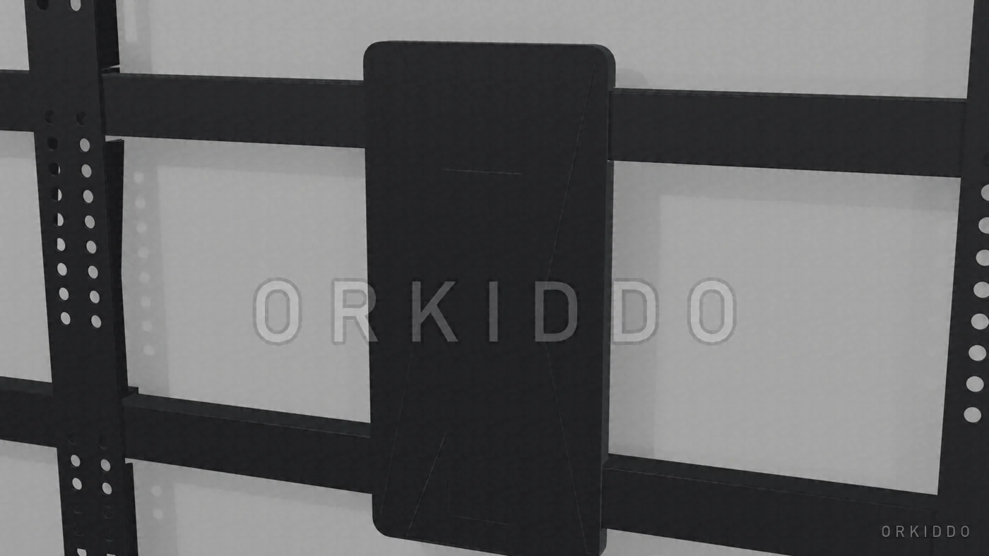 Penutup tengah bracket teleskopik OKD-BV10 untuk merapikan kabel