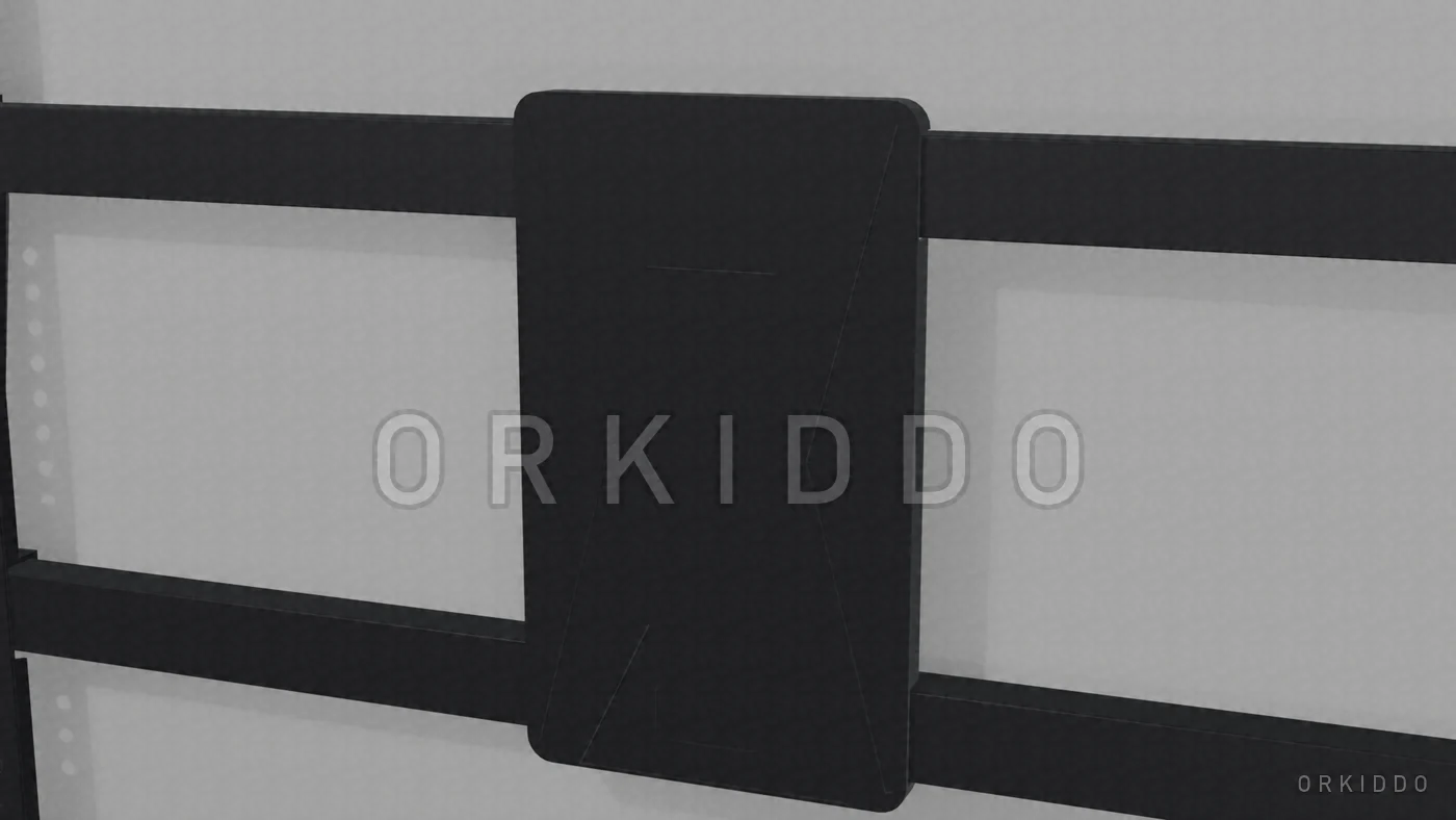 Penutup tengah bracket teleskopik OKD-BV12 untuk merapikan kabel