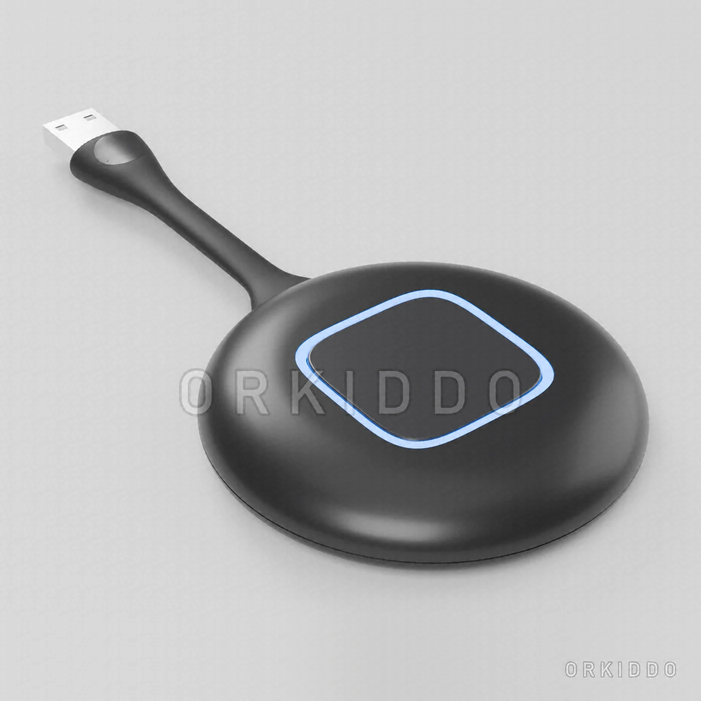 Dongle wireless share ORKIDDO OKD-WS1 dengan lampu indikator biru